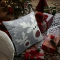 thumbnail image 4 of Christmas Pillow Covers 18x18 Set of 4 Christmas Decorations Snowman Deer Christmas Tree Winter Holiday Decor Throw Cushion Case for Home Couch, 4 of 6