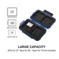 thumbnail image 5 of Shockproof high capacity CF SD TF card storage case (blue), 5 of 5
