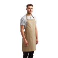 thumbnail image 2 of Artisan Collection by Reprime RP150 Recycled Bib Apron-Khaki, 2 of 3