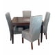 thumbnail image 2 of Antecomedor para 4 personas nogal sillas cómodas diseño Reinicia 21 Muebles, 2 of 4