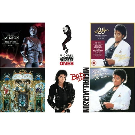 History: Past Present & Future Book 1 & Number Ones & Thriller (25Th Anniversary Legacy Edition) & Dangerous & Bad & Thriller [CD Bundle]