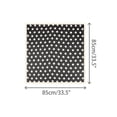 thumbnail image 3 of Women's 1950s Polka Dots Vintage Scarf, Retro 33.46'' Square Silky Classic Neckerchief Head Wrap Scarves One Size Stlye-6, 3 of 6