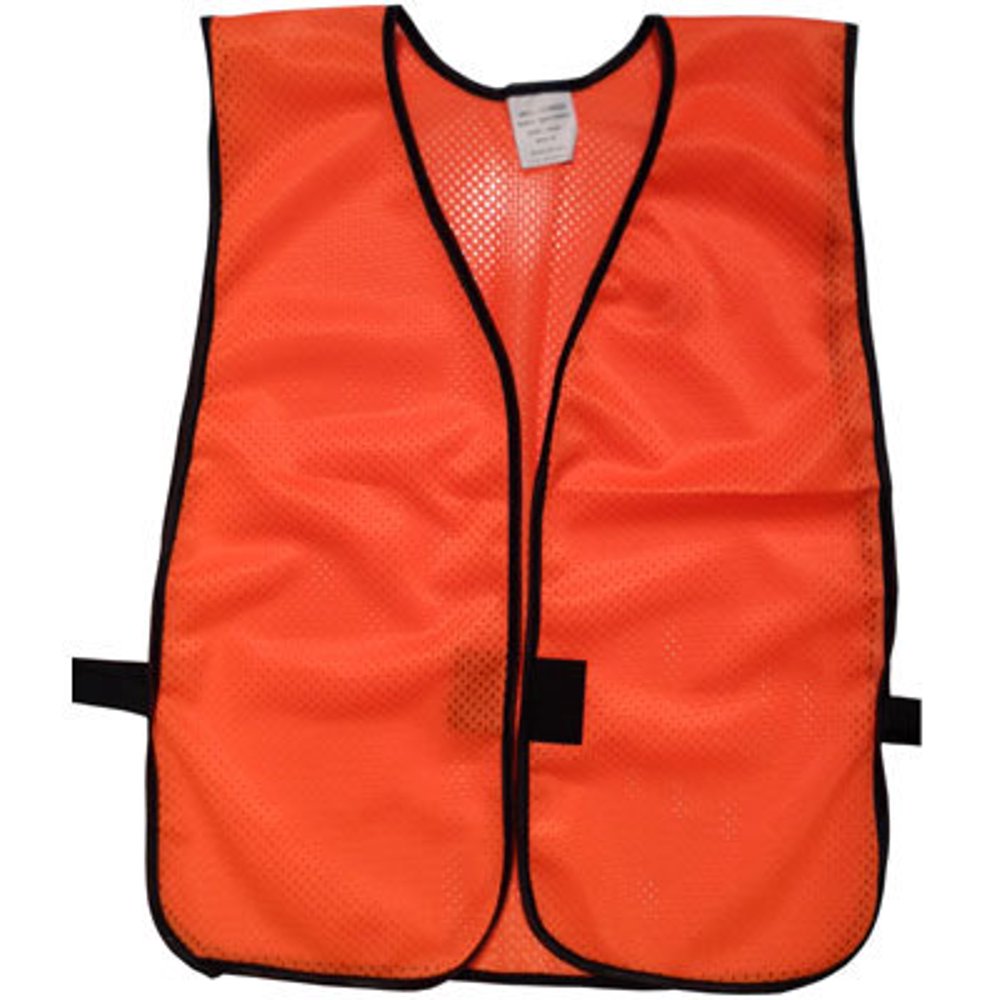 Orange Safety Vests Soft Mesh Plain Vests