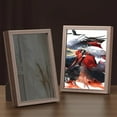 thumbnail image 4 of Votones 2 - in - 1 LED light Mirror Photo Frame, USB - Powered Light Up Picture Frame with 3 Light Modes & 10 Brightness Levels, Customizable Gift for Couples, Family, Ideal for Bedroom, Vanity Decor, 4 of 21