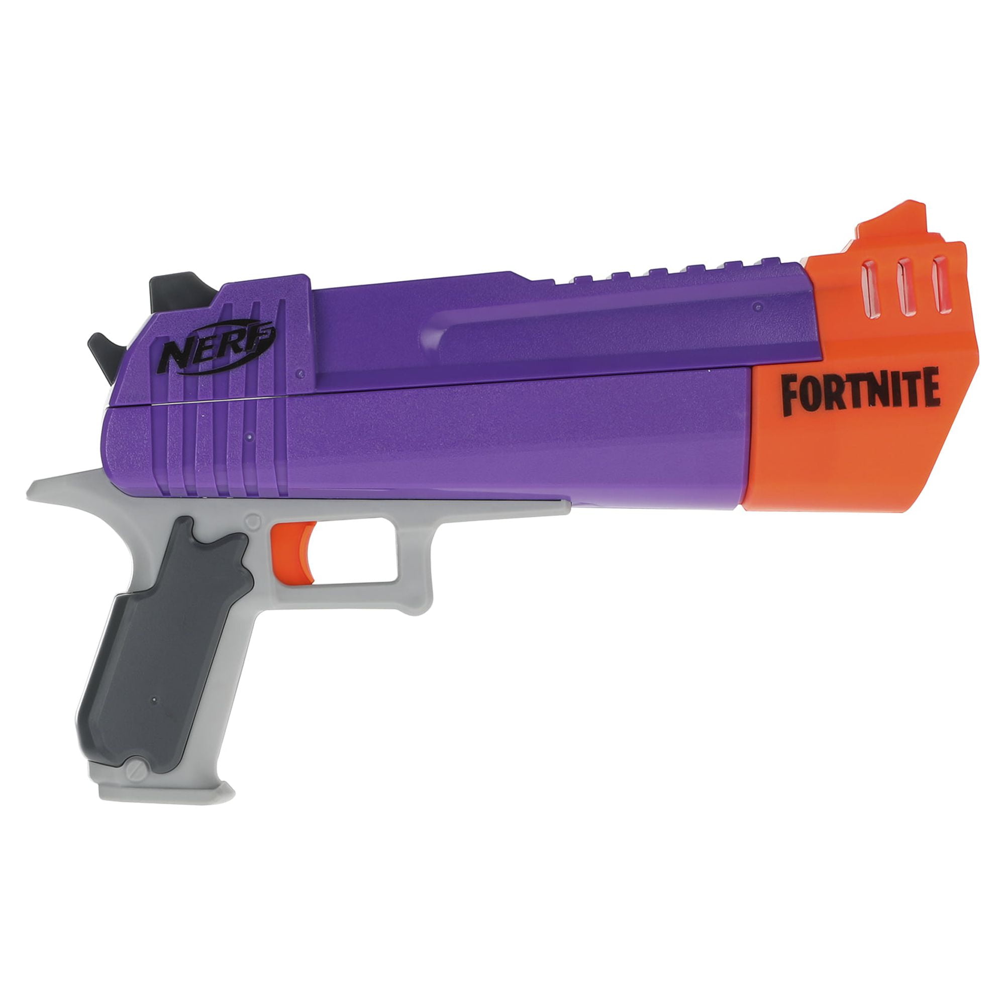 NERF Fortnite HC-E Hand Cannon Desert Eagle Purple Pistol Blaster Gun PLUS  EXTRA