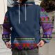 thumbnail image 4 of Gibobby Sudaderas con capucha de manga larga para hombre diseño de letras con cordón liso y limpio(Marina,XG), 4 of 5