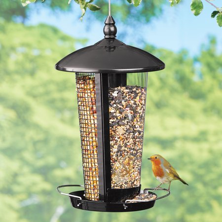 Collections Etc Double Sided Hanging Birdfeeder With Two Perches