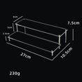 thumbnail image 4 of pitrice Acrylic Display Stand Riser for Jewelry Models Toys stand action figure display Storage, Stand (Color : 2 Tiers Widh 27x10cm, 4 of 8
