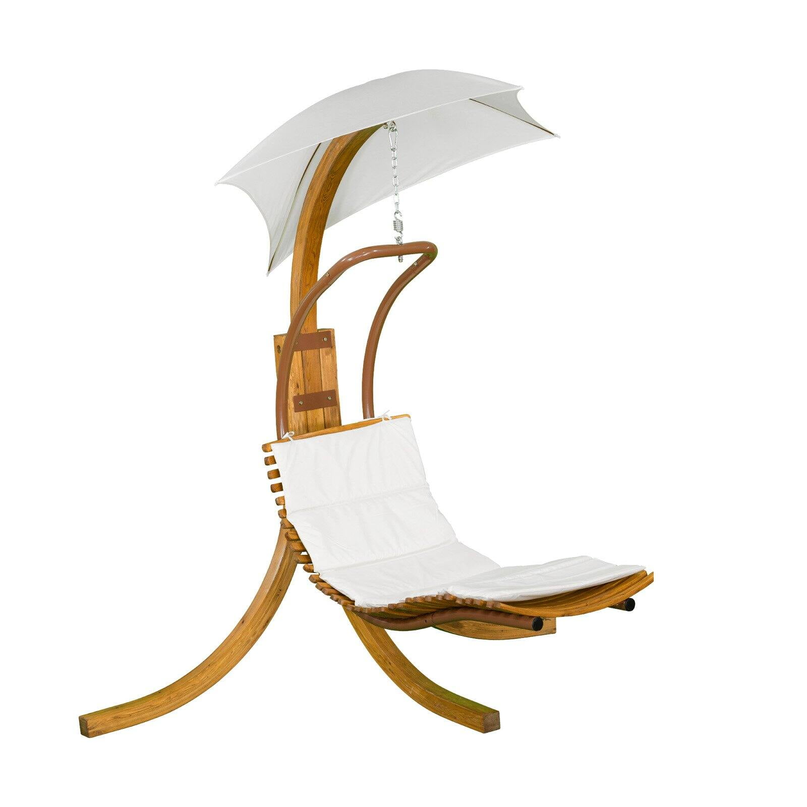 swing sun lounger with umbrella