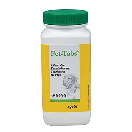 Pet Tabs Original Formula Vitamin Supplement, 60
