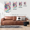 thumbnail image 5 of Hippie British Shorthair Portrait Watercolor Tie-Dye Vintage Styles Vertical Matte Canvas Poster Cat Lover Kitten Owner Gifts Wall Art Home Decor - 00014, 5 of 5