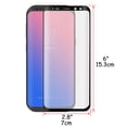 thumbnail image 2 of Protector de Pantalla del teléfono para Galaxy S9 Plus Película de Huellas Dactilares Vidrio Templado Resistente a los rasguños Easy Care Clear with Black Frame # 2 Unique Bargains Pantalla Protector, 2 of 7