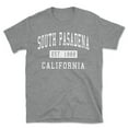thumbnail image 1 of South Pasadena California Classic Established Men's Cotton T-Shirt, 1 of 1