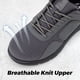 thumbnail image 5 of FitVille Zapatos de trabajo para hombre Zapatos sin cordones con punta de acero extra ancha Zapatos con punta compuesta para hombre Zapato resistente a pinchazos para hombre, 5 of 5