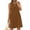 Brown(womens dresses), variant on ZHYou Women Sleeveless Dresses, Pleated, Keyhole Neck, Tie Detail ,Soft, Breathable, Lightweight, Comfy Casual Beach Dresses with Pockets,Red,XL