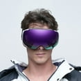 thumbnail image 2 of HOD Magnetic Diamant™ Anti-Fog OTG Cherry Pink Ski Goggles - Bonus Mirror Lenses, 2 of 9
