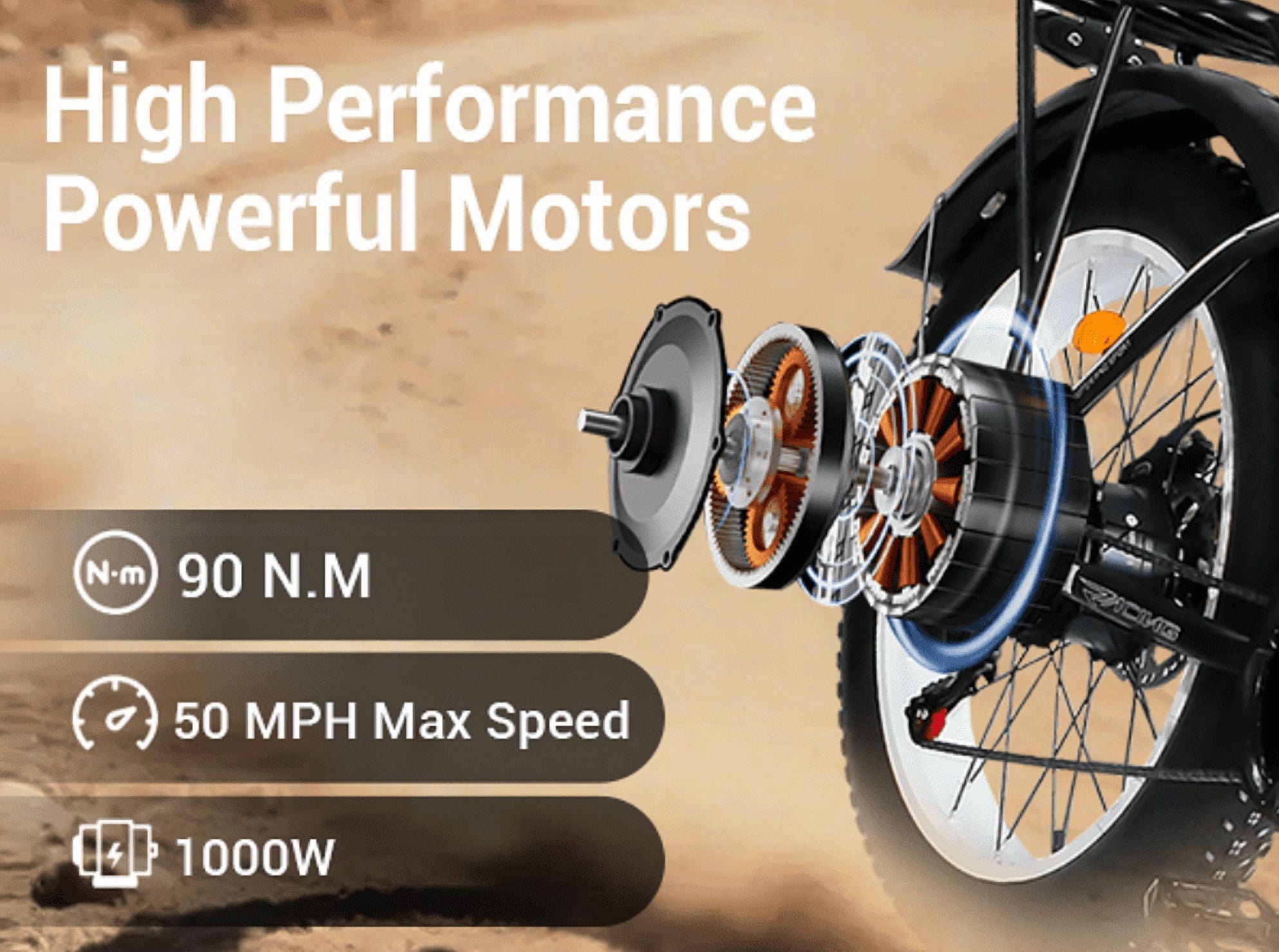 Electric Fat Tire Bike for Adults,5000W Dual Motor Electric Bicycle,Max 45MPH 26"x4.0 Off-Road Mountain Ebike,60V 25AH,UL2849