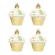 thumbnail image 1 of 4 adornos navideños para cupcakes, adorno colgante para de Navidad, colgante navideño, de postre para pared de familia y amigos, estilo Dorado, 1 of 8