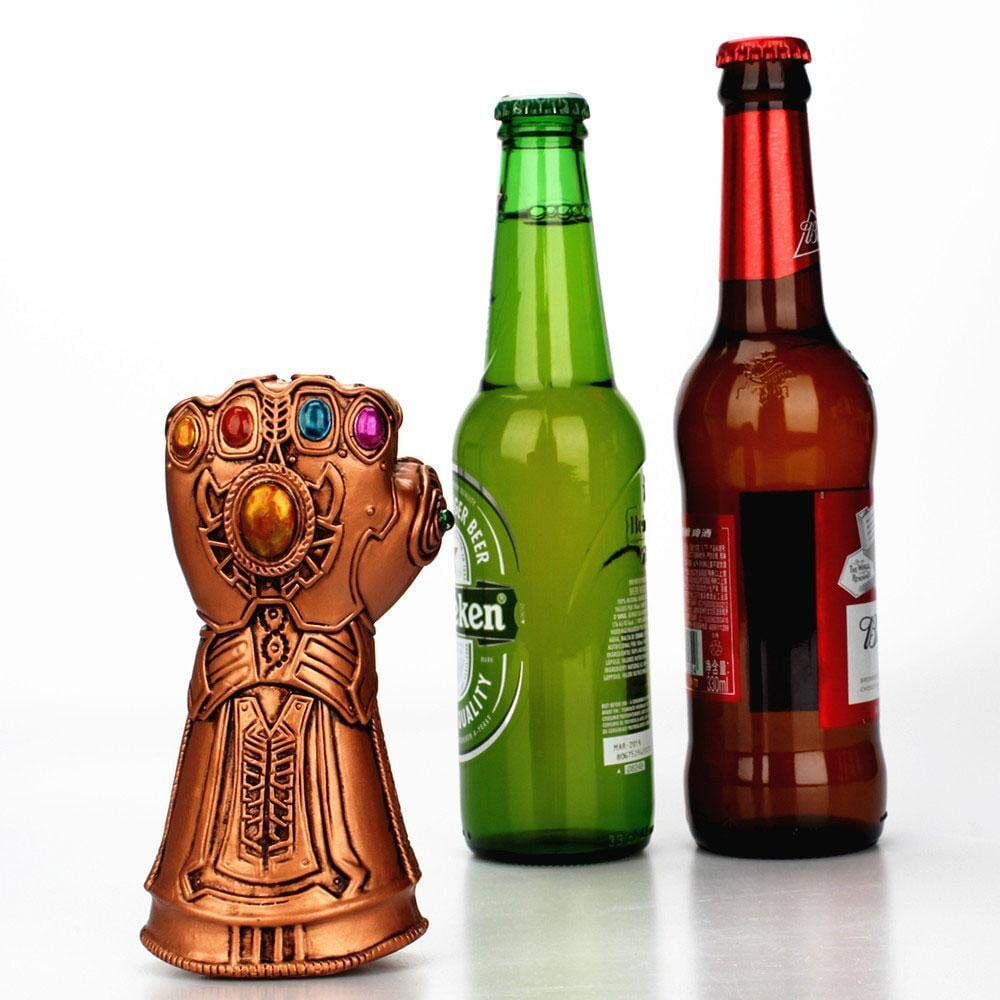 likoe Infinity Thanos Gauntlet Guanto Beer Bottle Opener Soda Glass Caps Kit di rimozione