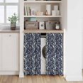 thumbnail image 6 of Vintage Floral Tier Curtains 54 Inch Length, Spring Country Botanical Flowers Simple Cafe Short Curtains for Bathroom Over Sink, Small Kitchen Curtain Light Filtering Drapes 2 Panels 27.5"Wx54"L, 6 of 8