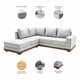 thumbnail image 5 of Sala Esquinera Izquierda Easy Living Tous Gris Claro en L tapizada con estructura de madera de pino, 5 of 6