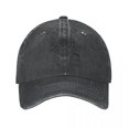 thumbnail image 1 of Gorras de béisbol de Peanuts, Charlie Brown, Lucy Football Kick Aaugh, Snoopy, gorras de sol de mezclilla desgastada, gorras de verano sin estructura, 1 of 5