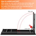 thumbnail image 6 of HYEASTR Folding Desk, Small Foldable Desk 39.4" for Small Spaces, Space Saving Computer Table Writing Workstation for Home Office, No Need Assembly, 6 of 8