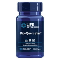Life Extension Bio-Quercetin®, immune health supplement, heart health support, gluten free, non-GMO, vegetarian, 30 capsules
