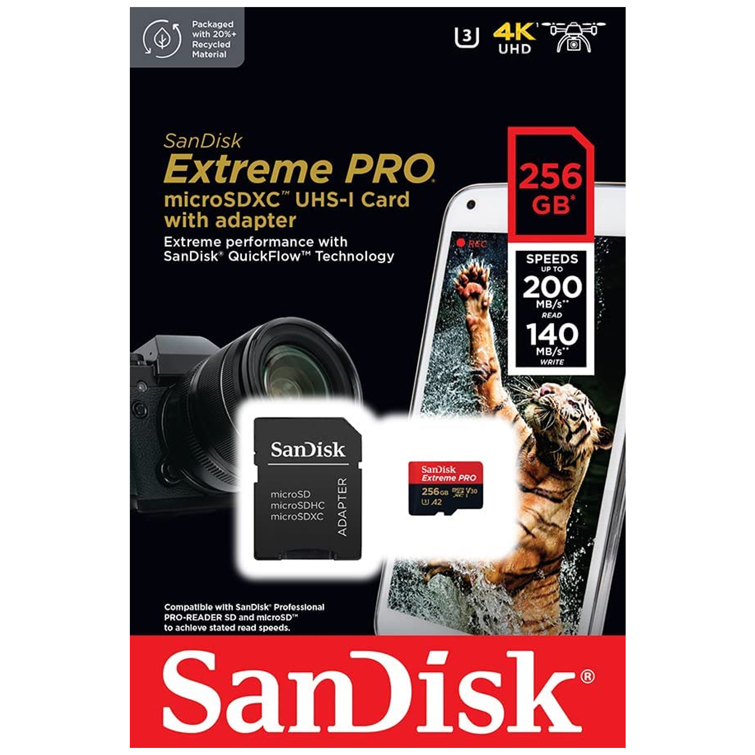 SanDisk Extreme Pro microSDXC Card, 256GB photo 5