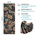 thumbnail image 2 of Pioneer Flower Floral Print Pattern Hot Yoga Mat Towel Non Slip for Hot Yoga - Quick-Drying Yoga Mat Cover with 4 Corner Pockets with Travel Bag - Hot Yoga Towel Non Slip 74"x26", 2 of 6