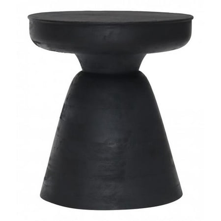 Zuo 102059 Sage Table Stool, Matte Black