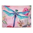 thumbnail image 5 of ONETECH  Blue Dragonfly Tapestry Wall Hanging Colorful Floral Dragonfly Tapestry for Kids Boys Girls Animal Decor Wall Tapestry Botanical Wall Art for Bedroom Living Room, 5 of 7