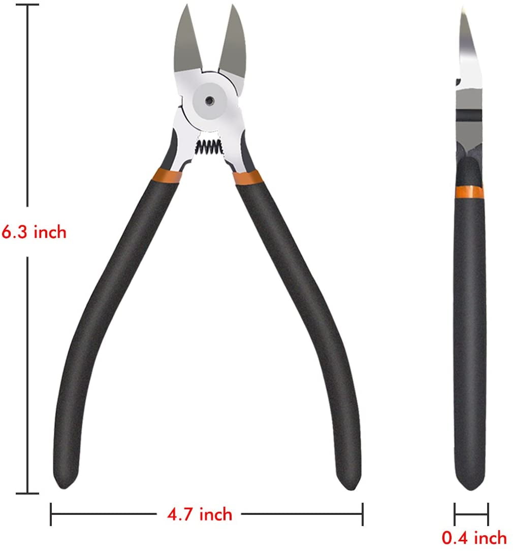 IGAN P6 Wire Cutters Pack of 2 6 inch Ultra Sharp Powerful Side cutting  Pliers