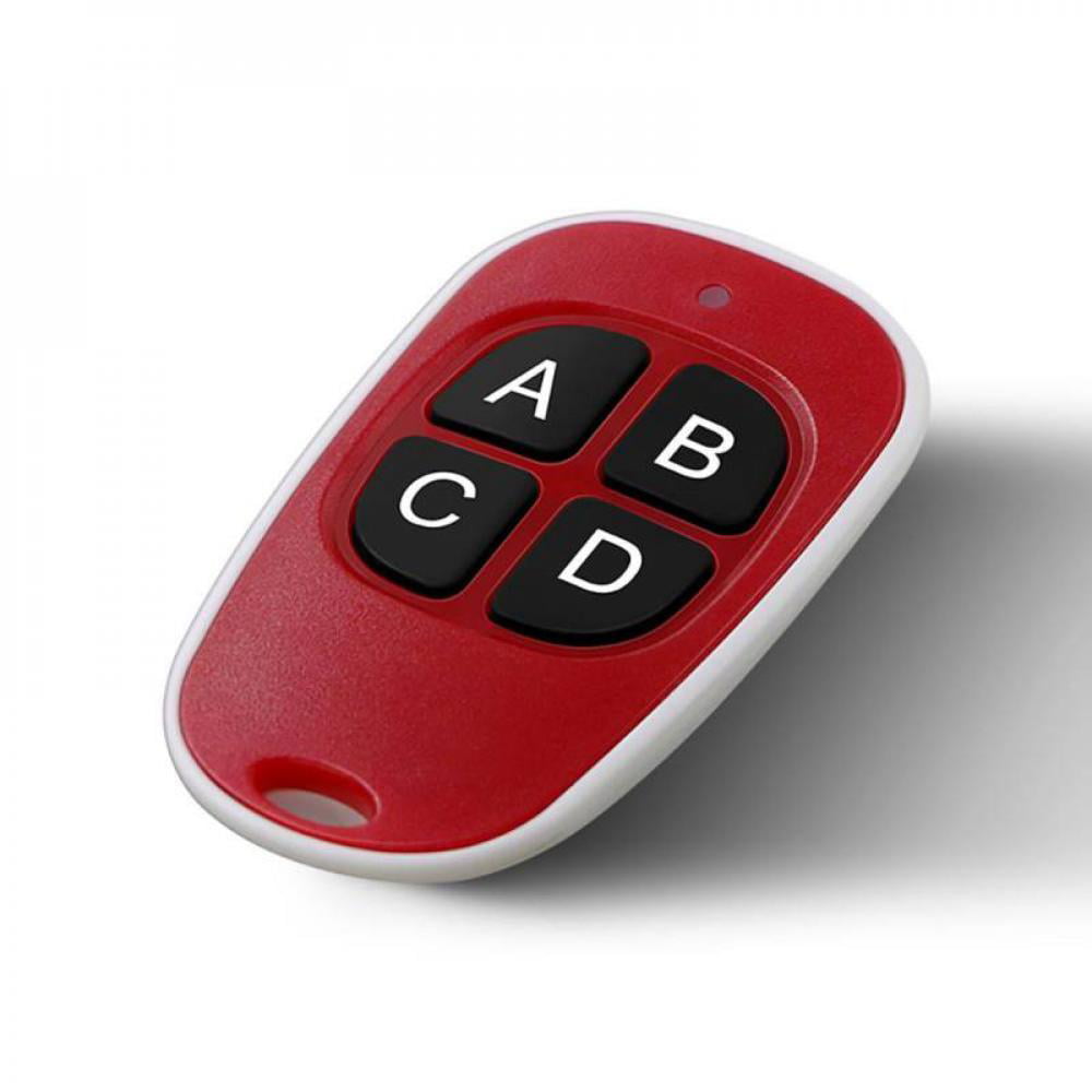 Remote Control Cloning Wireless 4 Keys Waterproof Garage Door Key Fob Universal 