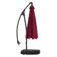 thumbnail image 3 of CorLiving Endure 9.5ft Cantilever Outdoor Patio Umbrella with Fillable Wheeled Base and Aluminum and Steel Frame, 3 of 8
