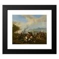 thumbnail image 2 of Jan Van Huchtenburg 17x15 Black Modern Framed Museum Art Print Titled - Cavalry Engagement, 2 of 5