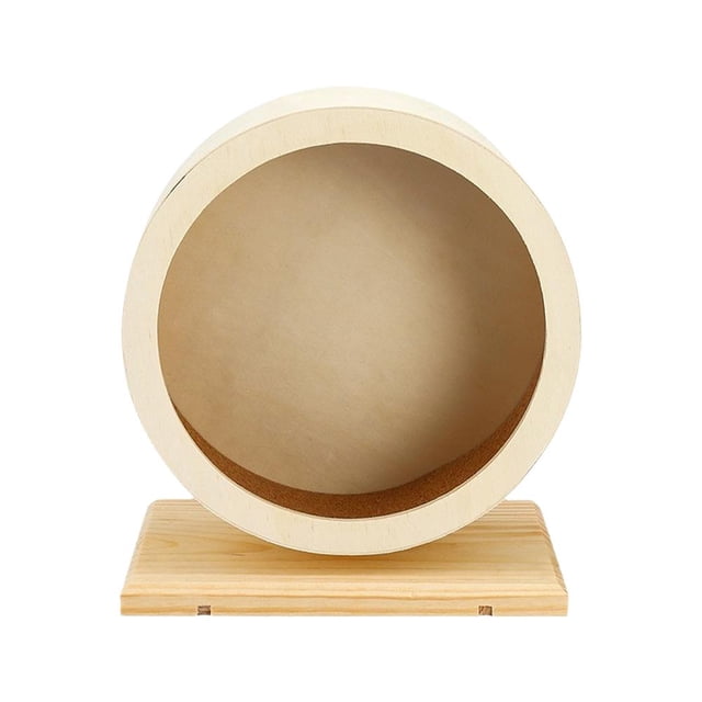 TQEHS 1 rueda silenciosa de madera para hámster, rueda de ejercicio para animales pequeños, 2024 accesorios G8J5