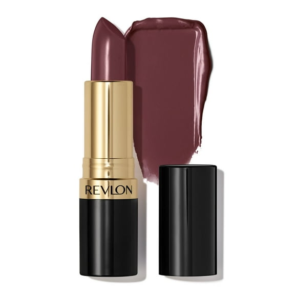 Revlon Super Lustrous Creme Lipstick, Creamy Formula, 045 Naughty Plum