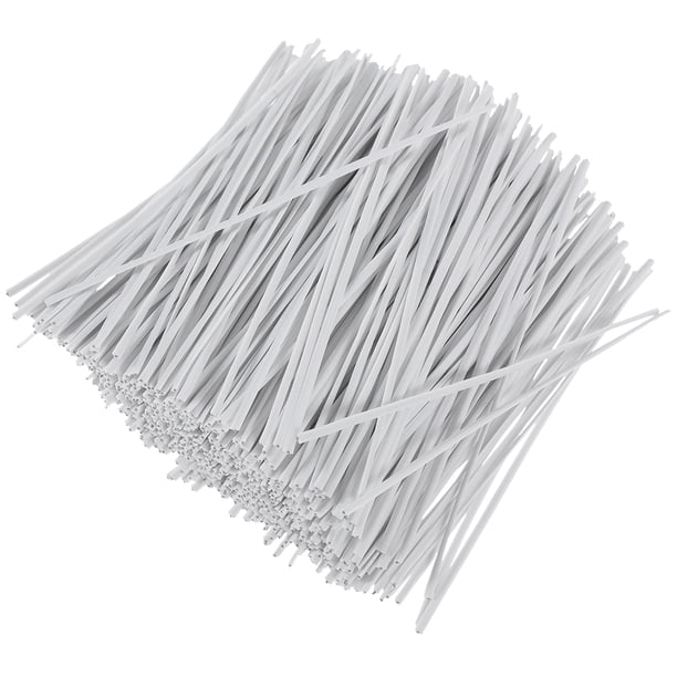 1000 bridas de alambre con núcleo de hierro, reutilizables, para cables eléctricos pesados, línea de datos