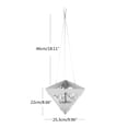 thumbnail image 4 of YIEMEEN 1 Set Triangular Hanging Furnace Bonfire Campfire Pit Camping Wood Stove Stand Frame Fire Rack Stainless Steel Mesh Fire Pit for Outdoor, 4 of 11