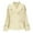 Beige, variant on Fiaer Work Jackets for Women Double Plus Size Shirts Long Sleeve V Neck Lapel Collared Trendy Solid Tops with Pocket Navy XL