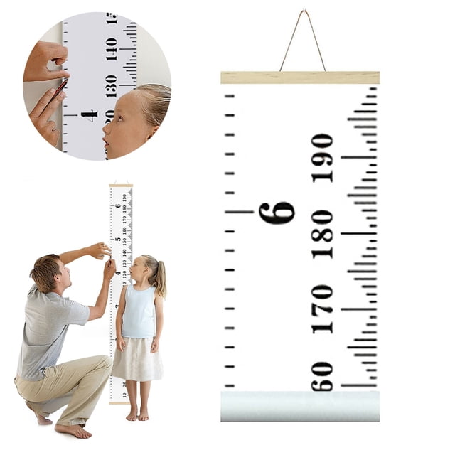 Height Chart For Babies Growth Indicator Wall Art For Children's Room Measuring Tool For Toddlers With Hook