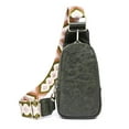 thumbnail image 1 of Bolsa De Hombro Bolsa Moda PU Pecho Packs Cuero Boho Lady Bolsos para viajes de trabajo (verde) Tmvgtek Para Estrenar, 1 of 6