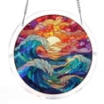 thumbnail image 2 of Stained Glass Suncatcher Acrylic Puzzle 83 Piece Adult Puzzle, Puzzle Suncatcher Window Hanging Spring Decor Nature Lover Gift Bird Lover Gift One Pack, 2 of 7