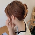 thumbnail image 3 of CSChome Pince à Cheveux en Forme de Griffe Antidérapante Croisée Couleur Unie Pince à Cheveux Décorative Givrée Grande Pince à Cheveux Outil de Coiffure, 3 of 7