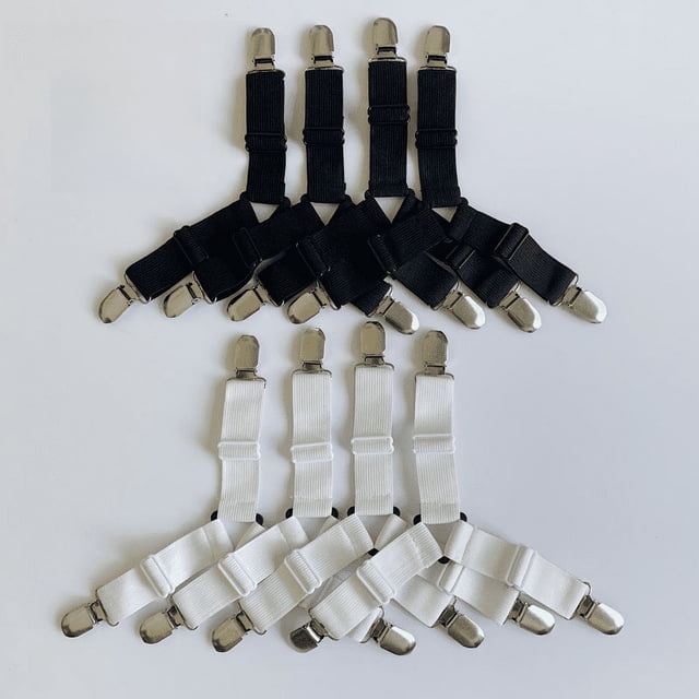 Soporte para sábanas ajustable Soporte para sábanas triangular Funda de sofá Soporte para sábanas Clip de fijación de metal