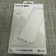 Tech21 FlexShock Impact Protection Case for Galaxy S8 Plus - Clear/White
