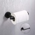 thumbnail image 4 of Porte-papier Toilette en Acier Inoxydable, Porte-Rouleau de Toilette Demi-Ouvert, Support Mural Rond pour Salle de Bain et Cuisine, 4 of 5
