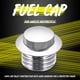 thumbnail image 3 of Tapa de tanque de combustible emergente plateada para motocicleta, depósito empotrado con ventilación, tapa de Gas, tornillo, tanque de combustible ventilado para Harley Davidson 1982-2018, 3 of 5