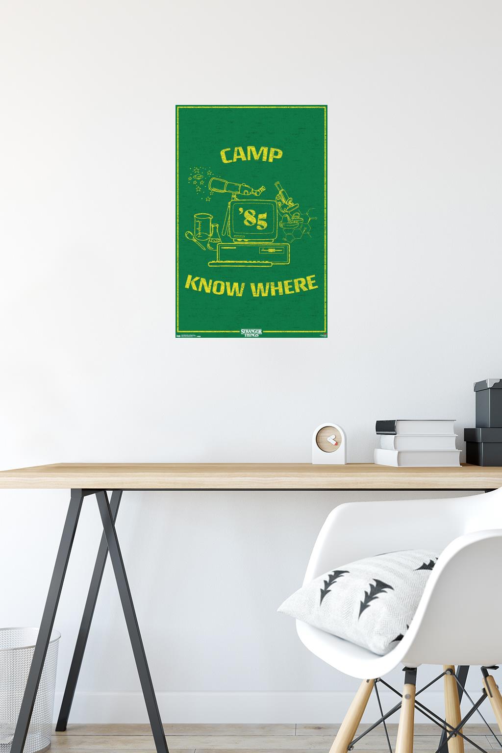 Netflix Stranger Things: Season 3 - Camp Know Where Wall Poster, 14.725" x 22.375"